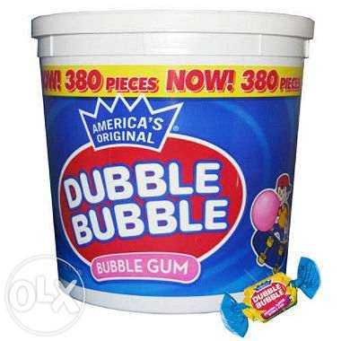 Жевательная резинка Dubble Bubble Bubble Gum 380шт.USA