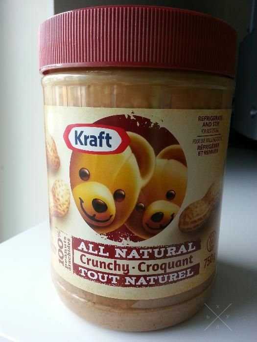 Арахисовое масло Арахисовая паста 100% Органик Kraft из Канады 750 г