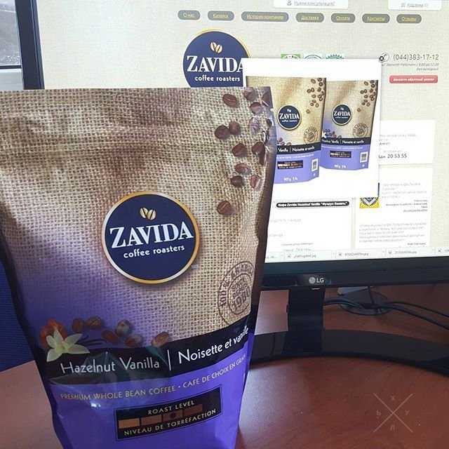 Кофе Zavida Hazelnut Vanilla "Фундук Ваниль" зерновой
