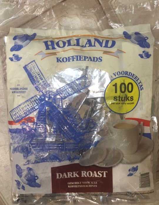 Кофе пады (чалды) для кофеварок Philips Senseo (Holland, Dark Roast)