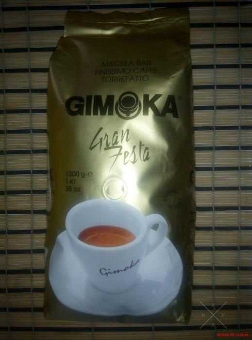 Кофе в зернах Gimoka Gran Bar Festa lavello mokka,parana деснянский