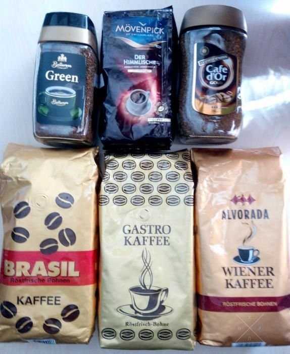 Кофе молотый растворимый зернах Parana Movenpick Alvorada Mocca Fix