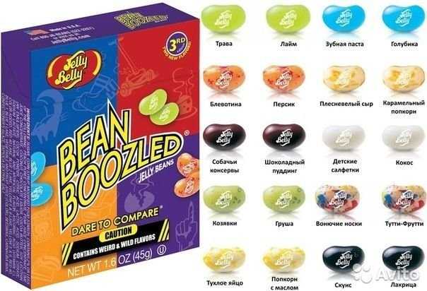 Jelly belly bean boozled 45 грамм, Bertie Botts