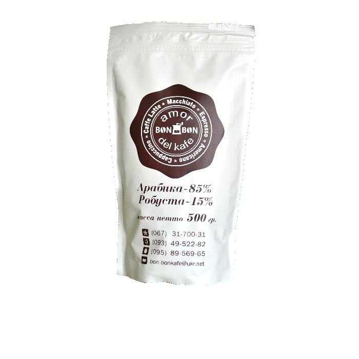 Кофе в зёрнах BON BON del kafe, (0,5 кг)