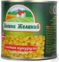 Кукуруза, Горошек консервированные