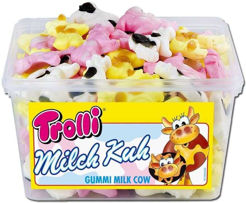 Жевательные конфеты тролли trolli зефир германия