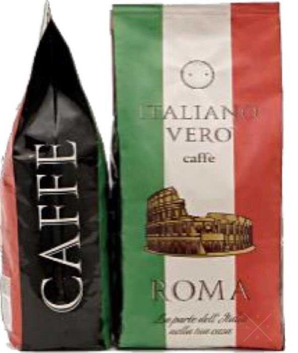 Кофе зерновой Italiano Vera свежей обжарки, купаж арабика робуста