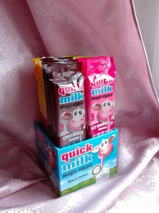 Трубочки для молока Quick milk