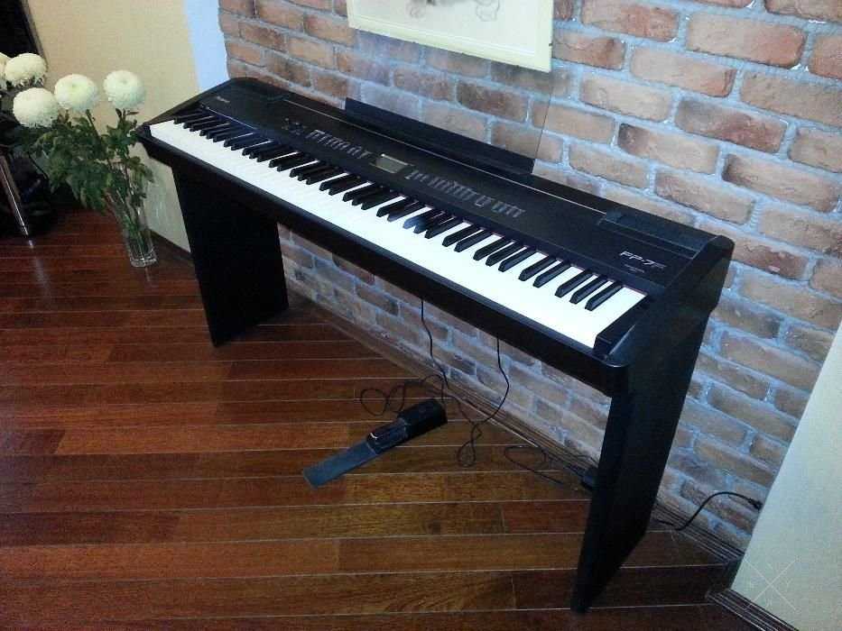 Цифровое пианино ROLAND FP-7F +стационарная и переносная стойки +чехол