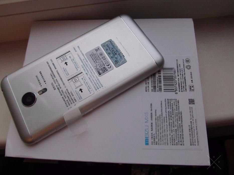 Оригинальный Meizu MX5 16 GB Silver-Black (international)