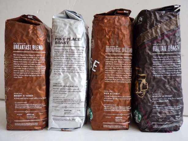 Элитный кофе Starbucks (Старбакс) молотый зерно 100% арабика из США