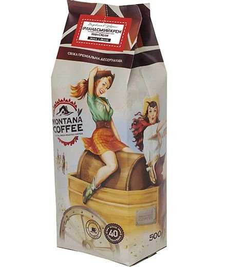 кофе зерновой ароматизированный Montana Coffee Ирландский крем 500 г.