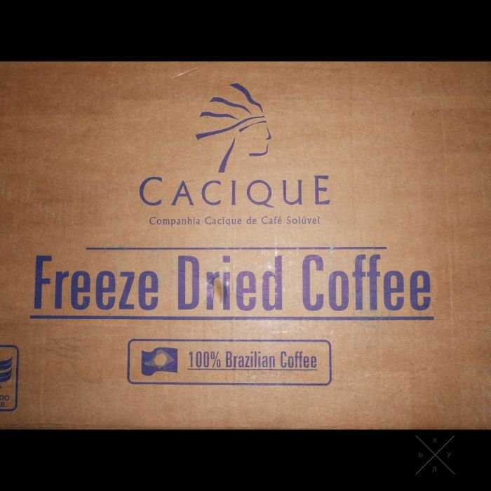 Кофе "Cacique" растворимый (Касик, Бразилия)