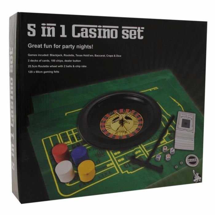 Игра в казино набор Smart 5 in 1 Casino Set