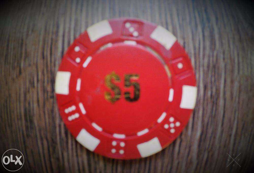 Фишка игральная, казино // Номинал 5$ // RENO NEVADA // Casino token