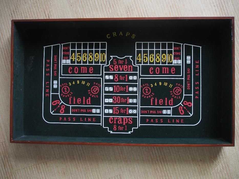 Игровой стол мини-казино black jack, рулетка, кости