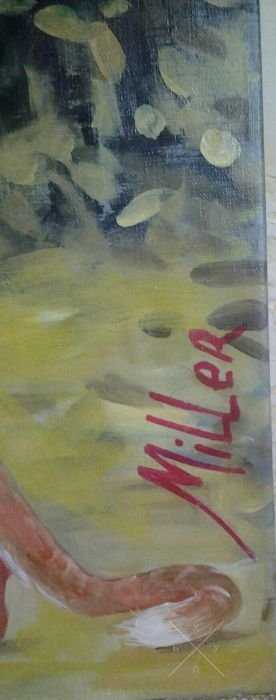 Картина "Мулен Руж" В.Миллер, х/м, 120/70см., 2006г.