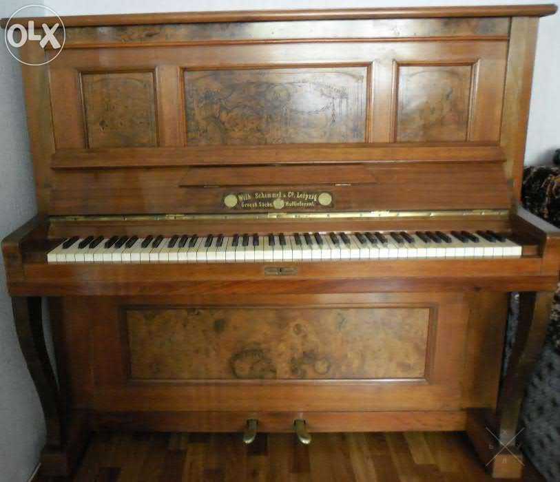 Пианино 19 века, немецкое, Wilh.Schimmel & Co Leipz