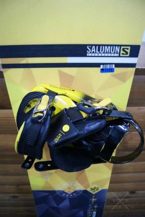 Сноуборд б/у Salomon Wild Card 160 см + крепы привезен с Австрии