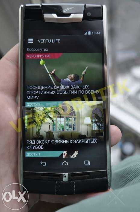 Vertu Signature Touch Jet Leather , Signature Touch , Идеальный смарт