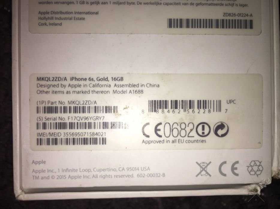 Iphone 6s 16Gb gold neverlock б/у в идеальном состоянии