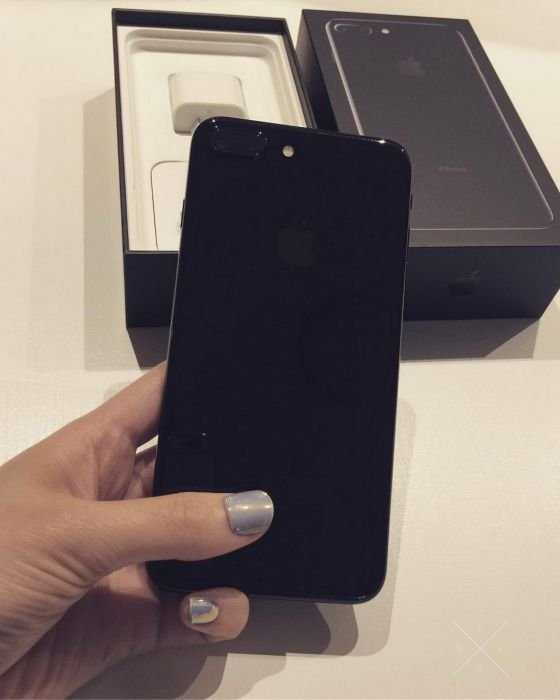 Из Европы. Черный айфон iPhone 7 Plus Jet Black 128gb Гарантия