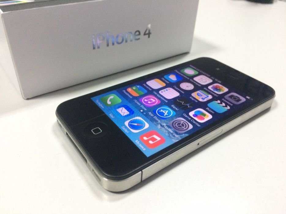 Apple iPhone 4 16gb Neverlock. С гарантией, идеальный!