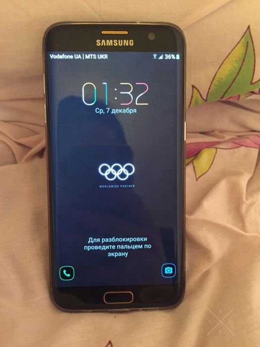 Samsung galaxy s7edge Olympic edition + беспроводные наушники SM-R150