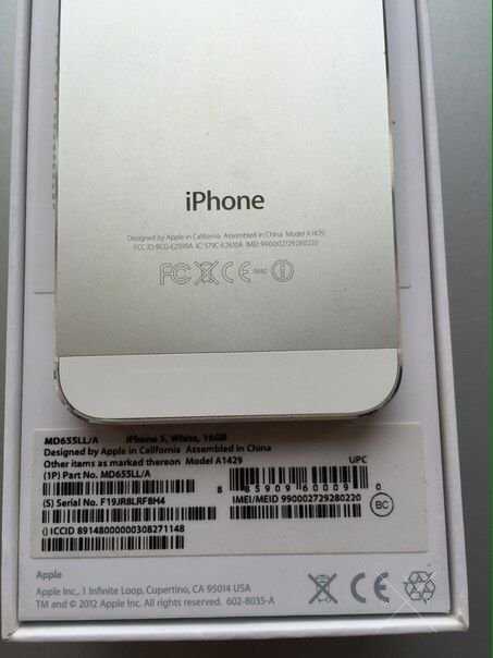 Продам Iphone 5 16gb неверлок