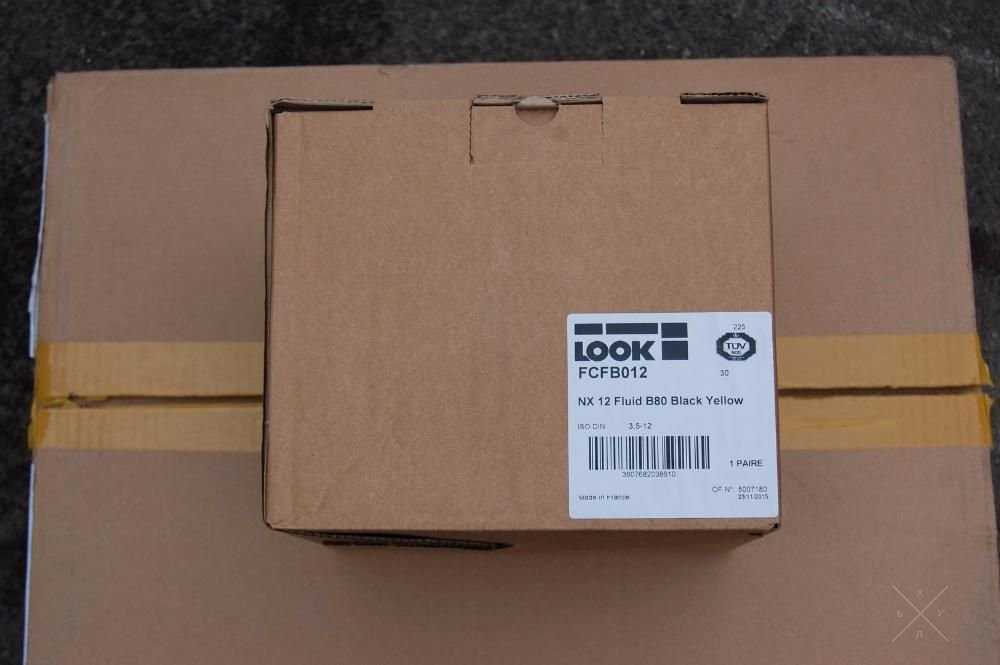 Лыжные крепления NX 12 FLUID B80 BLACK/YELLOW