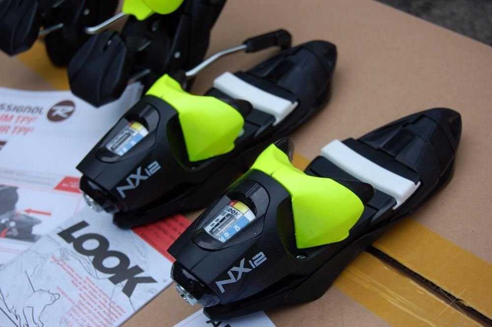 Лыжные крепления NX 12 FLUID B80 BLACK/YELLOW
