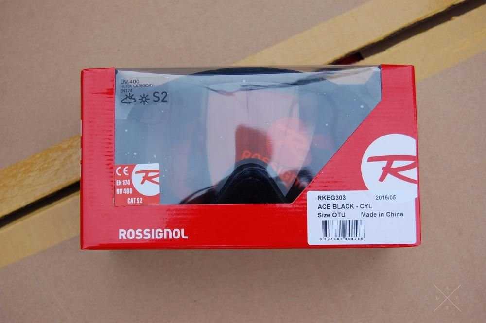 Маска Rossignol RKEG303 ACE BLACK-CYL 2016