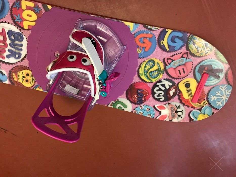 Сноуборд детский Burton Chicklet 115+ крепления Burton Grom