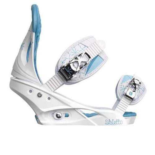 Женские Крепления для сноуборда Burton Stiletto 13 White-Blue L
