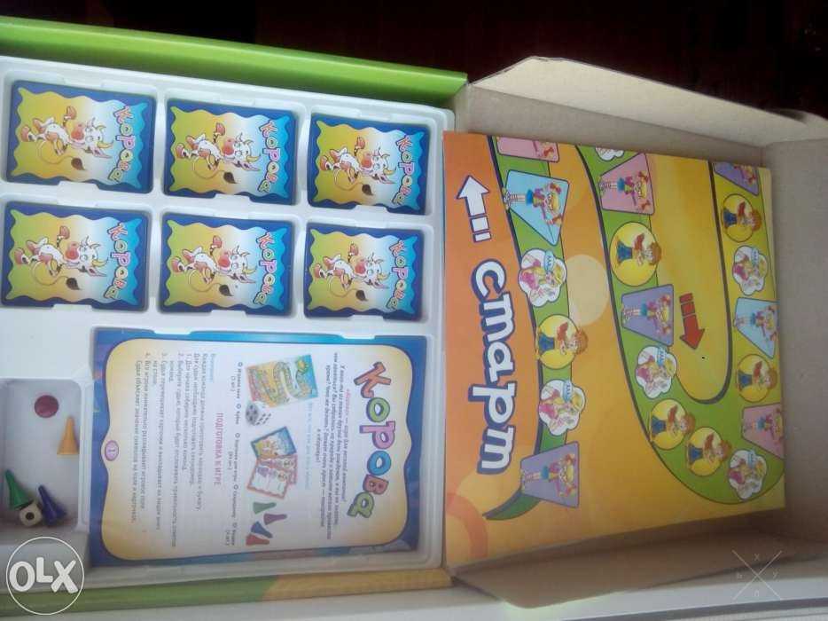 Настольная игра, для детей "Корова"