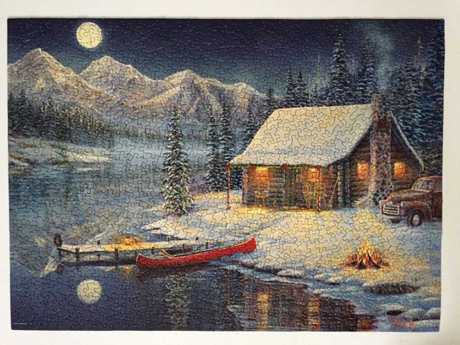 Пазлы Eurographics Puzzle, A cozy Christmas 1000 (Уютное Рождество)