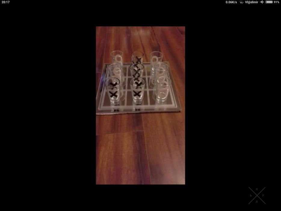Подарок Настольная игра крестики нолики tic tac toe
