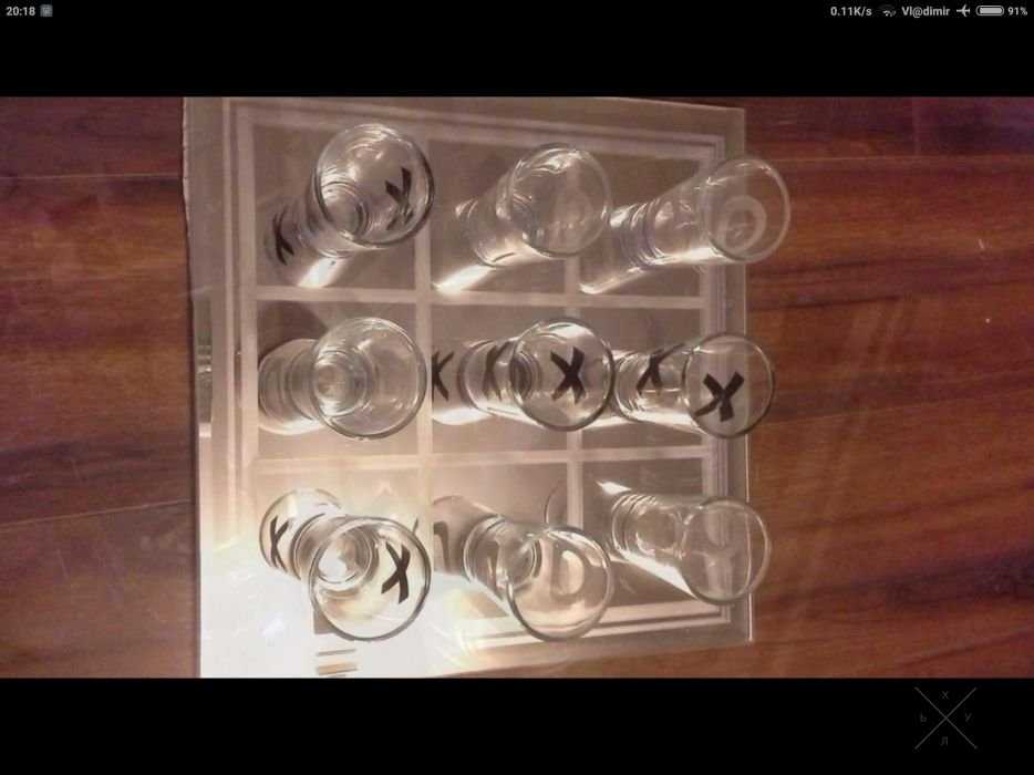 Подарок Настольная игра крестики нолики tic tac toe