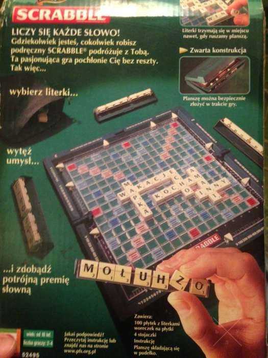 scrabble скребл Скрабл игра на польском языке