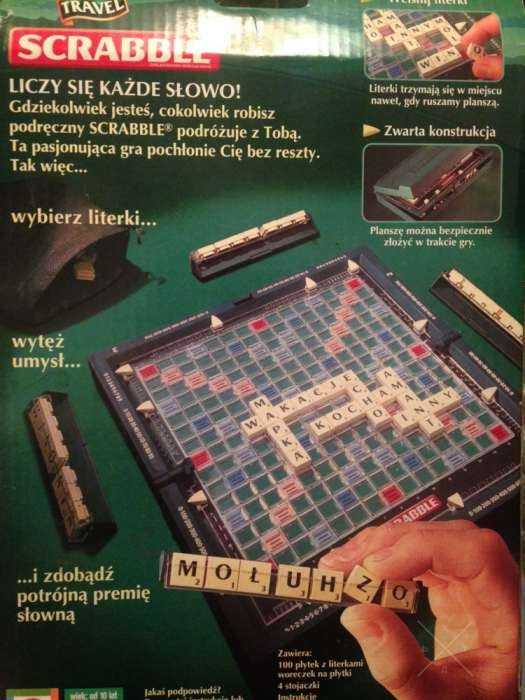 scrabble скребл Скрабл игра на польском языке