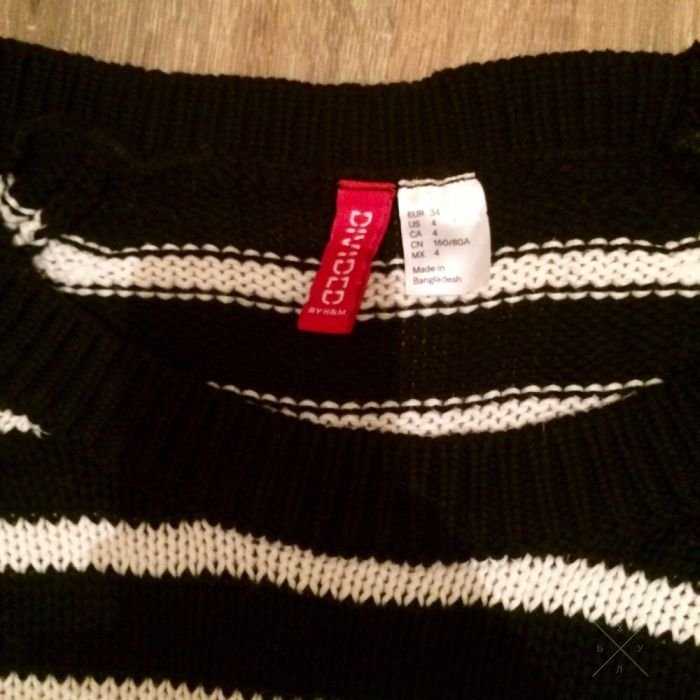 Свитер кофта H&M полоска