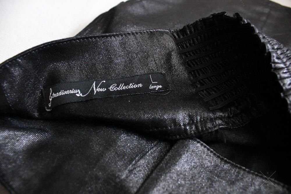 Юбка черная Stradivarius