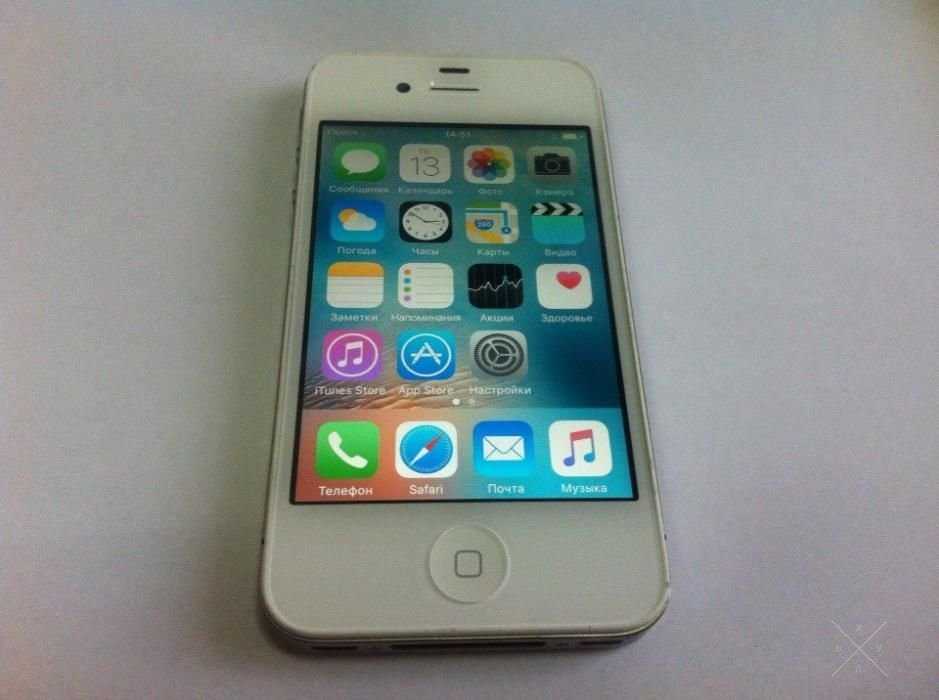 Iphone 4S 16GB White Рабочий, Оригинальный Unlock, из Америки