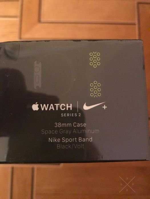 APPLE watch, siries 2, Nike 38 mm, SPGR, blkvolt-usa