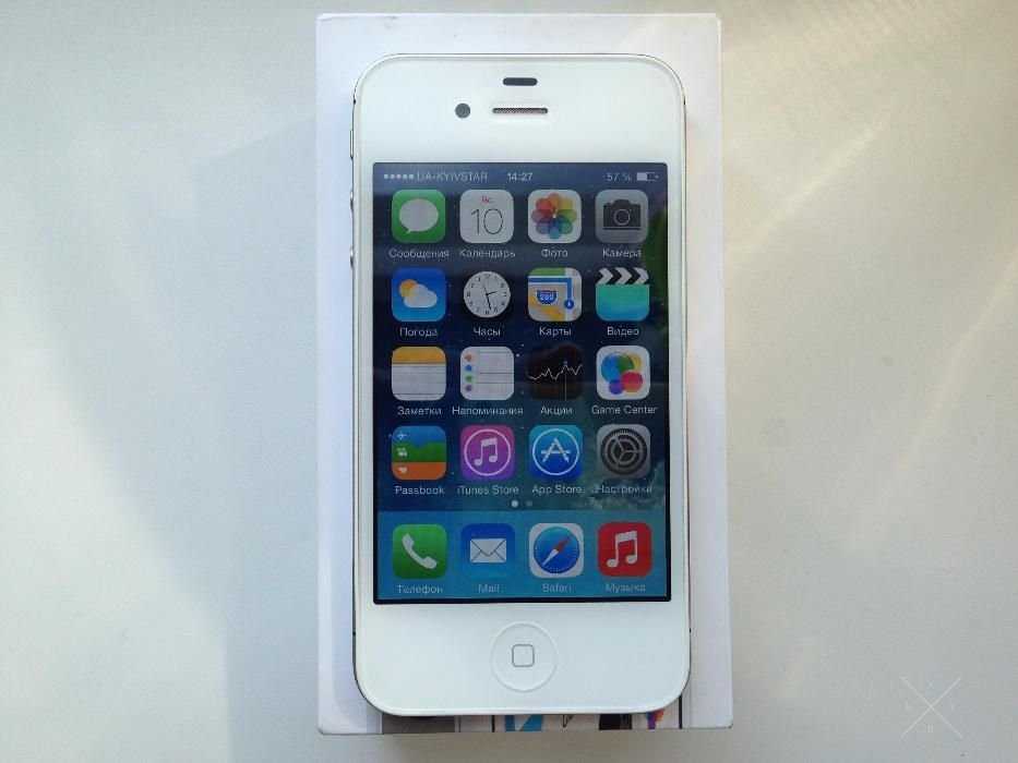 Apple iPhone 4s 32GB White Unlock. Состояние Нового