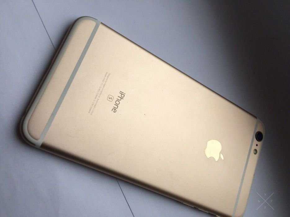 iPhone 6s Plus gold как новый модно на подарок.