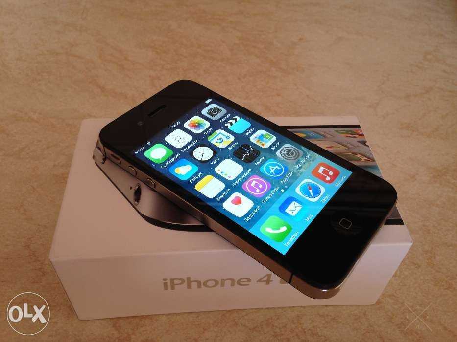 iPhone 4S 16GB Black NEVERLOCK от МАГАЗИНА с ГАРАНТИЕЙ! Весь комплект!