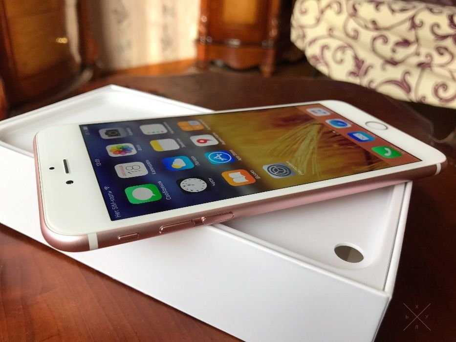 iPhone 6S Plus 16Gb Rose Gold Neverlock Как новый, полный ориг. компл.