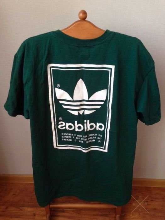 Винтажная футболка Adidas Original 90х годов размер Л