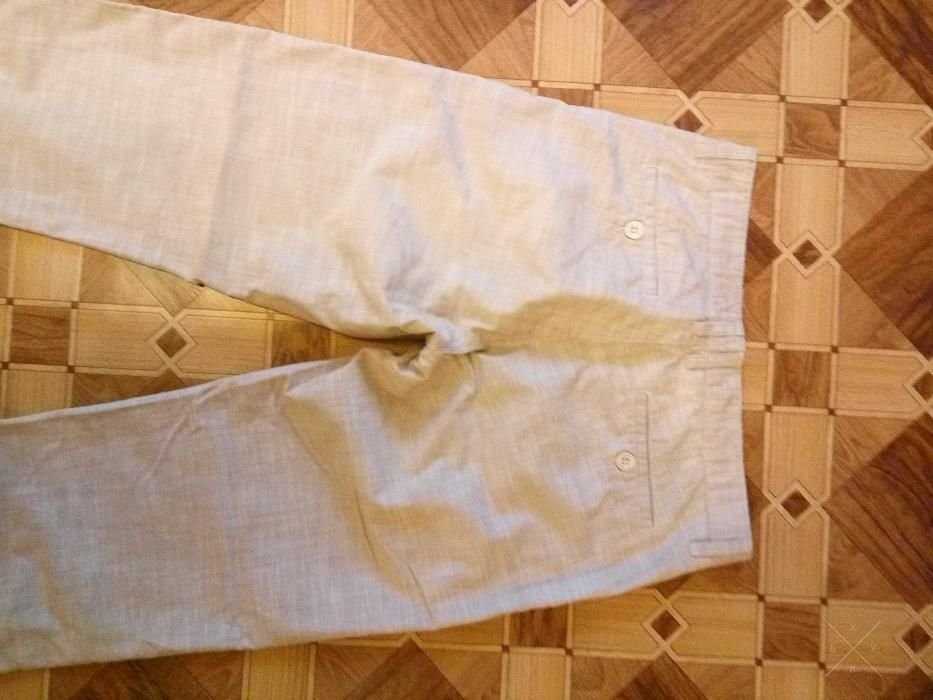 Брюки из льна